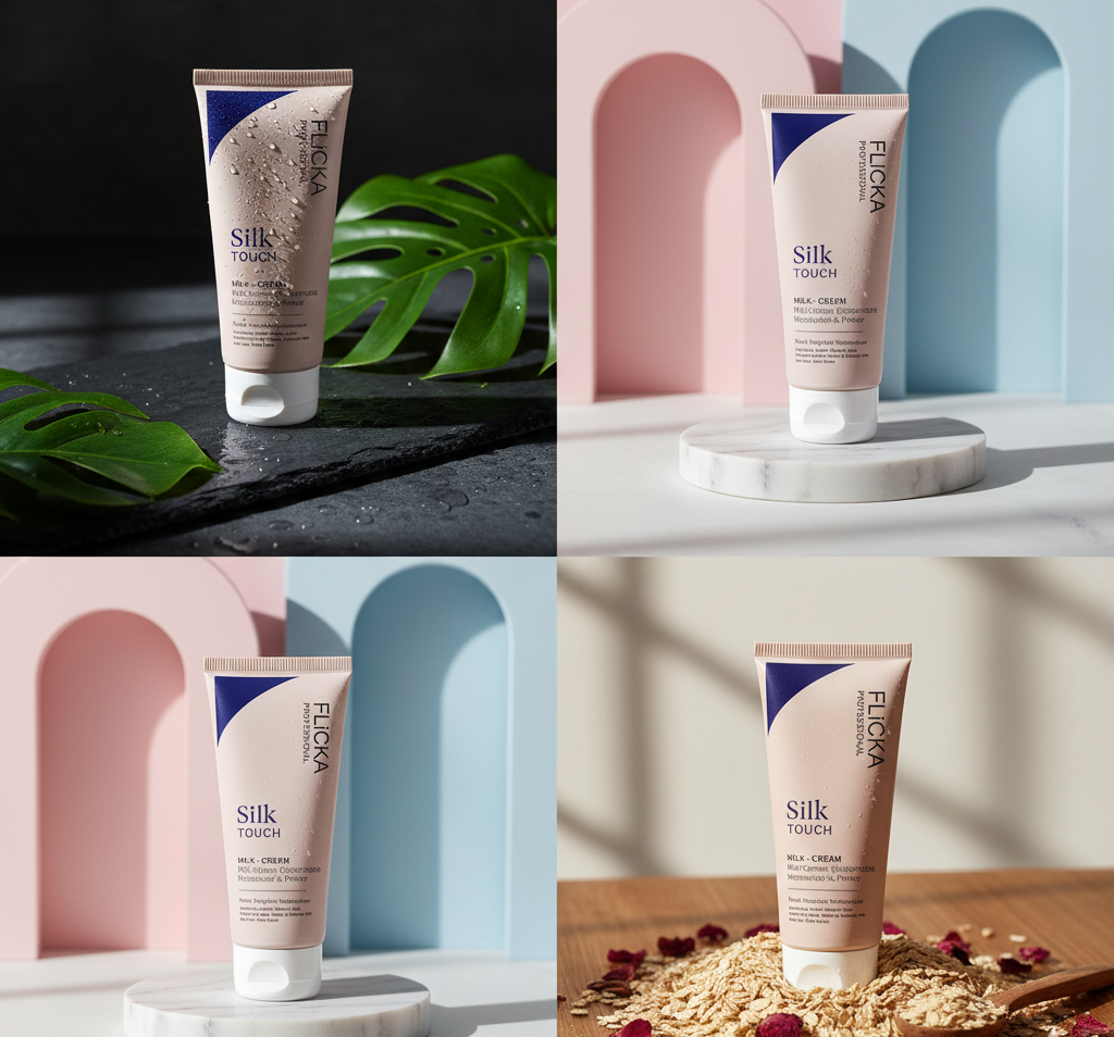 FLiCKA Silk Touch 3‑in‑1 Moisturizer & Primer | Hydrating, Lightweight, Long‑Lasting | Pore Minimizer |