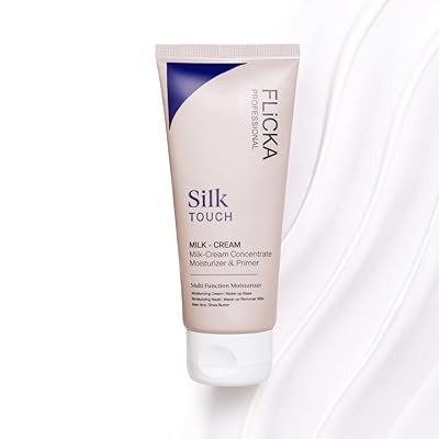 FLiCKA Silk Touch 3‑in‑1 Moisturizer & Primer | Hydrating, Lightweight, Long‑Lasting | Pore Minimizer |