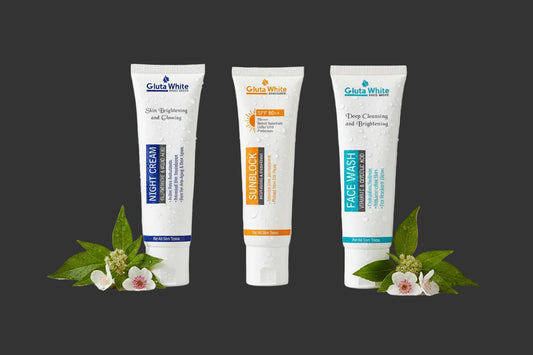 Gluta White Face Glow Kit