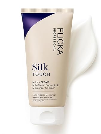 FLiCKA Silk Touch 3‑in‑1 Moisturizer & Primer | Hydrating, Lightweight, Long‑Lasting | Pore Minimizer |